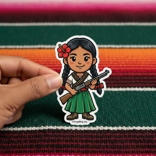 Adelita MX Revolution | Mexican Heritage Vinyl Sticker