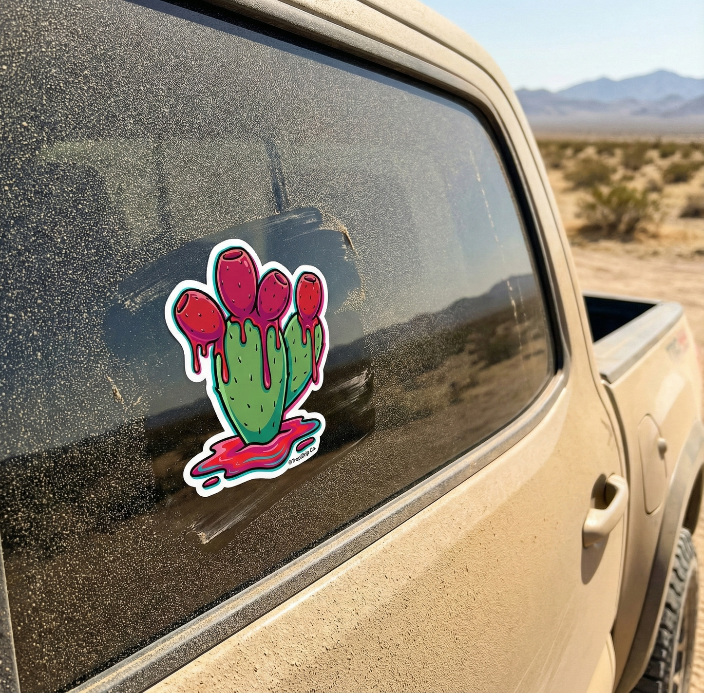 The Neon Nopal Drip (Mexico) - Vinyl Sticker