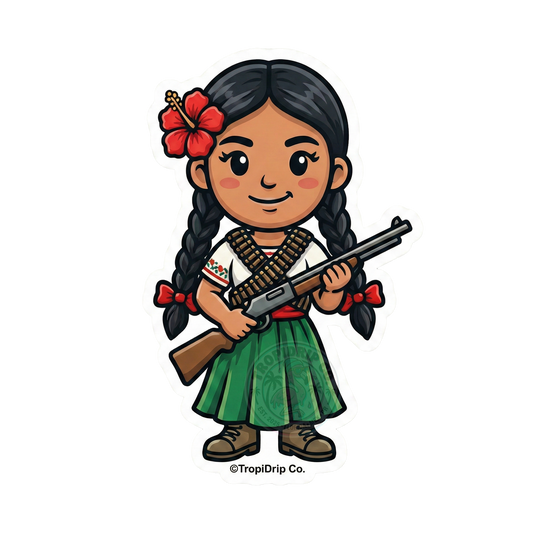 Adelita MX Revolution | Mexican Heritage Vinyl Sticker