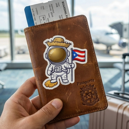 Puerto Rican Astronaut | Puerto Rican Heritage Vinyl Sticker