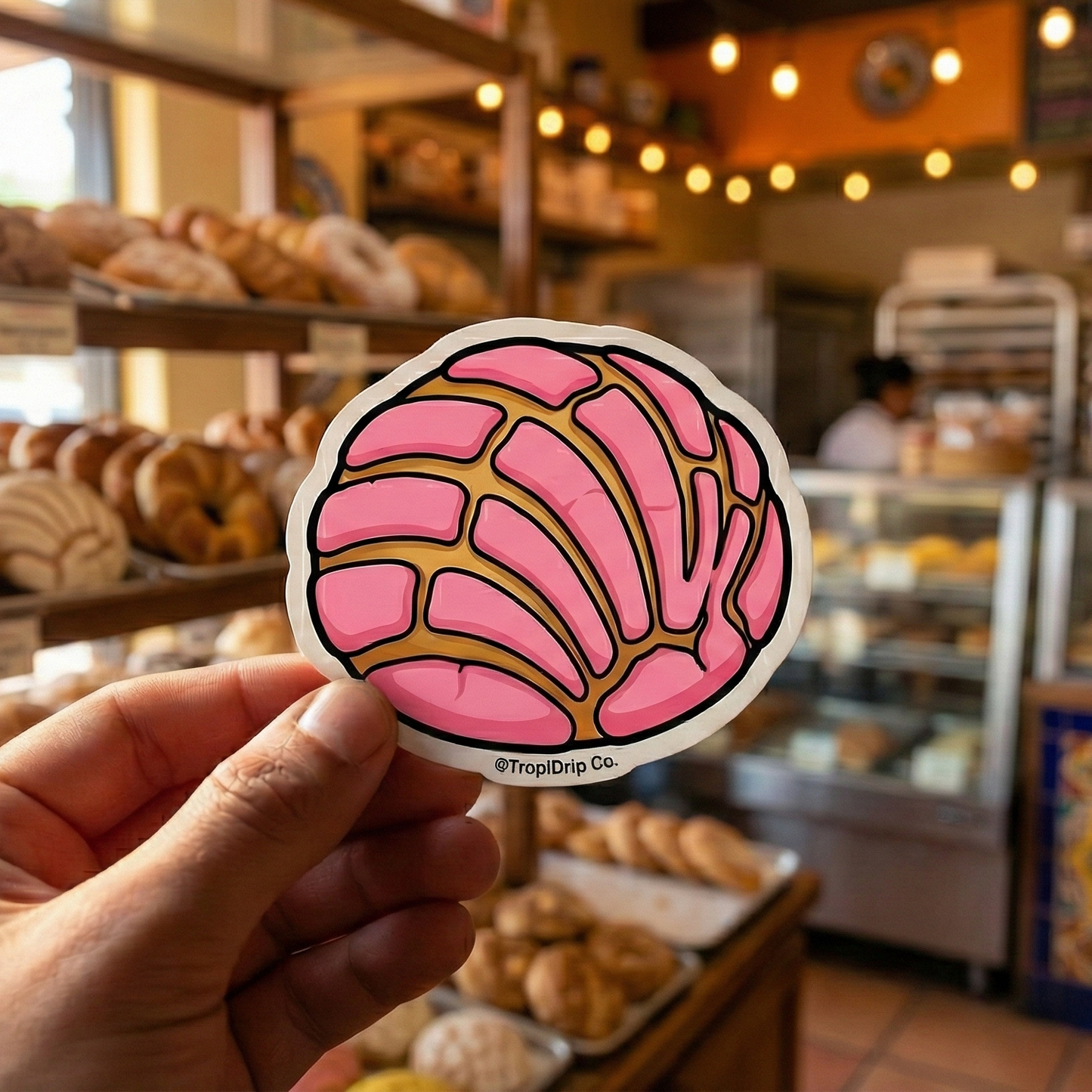 Pink Concha - Pan Dulce | Mexican Heritage Vinyl Sticker
