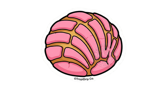 Pink Concha - Pan Dulce Sticker | Mexican Heritage