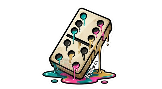El Dominó Drip - Vinyl Sticker
