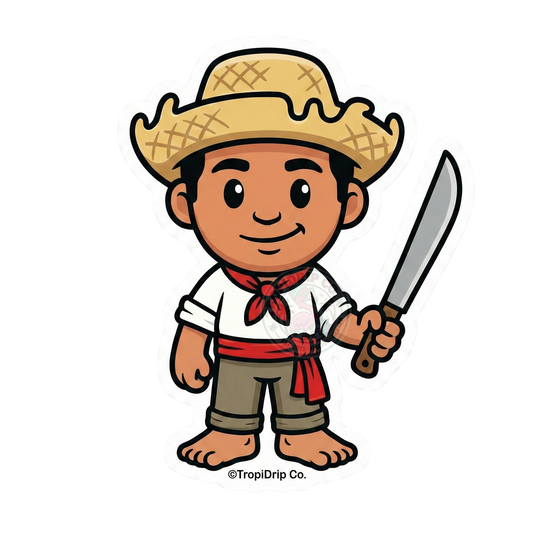 El Jibarito Sticker | Puerto Rican Heritage