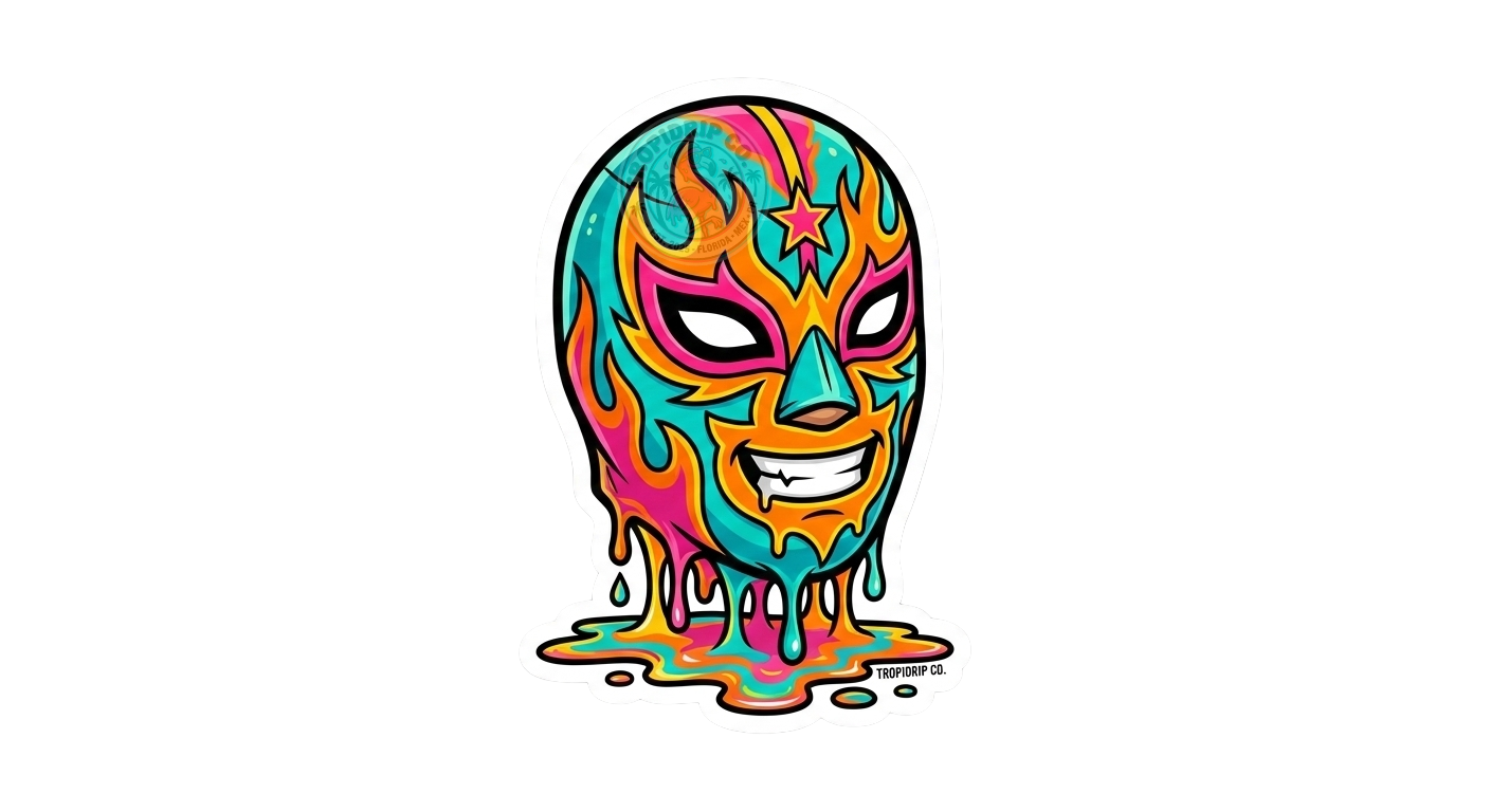 El Luchador (Mexico) - Vinyl Sticker