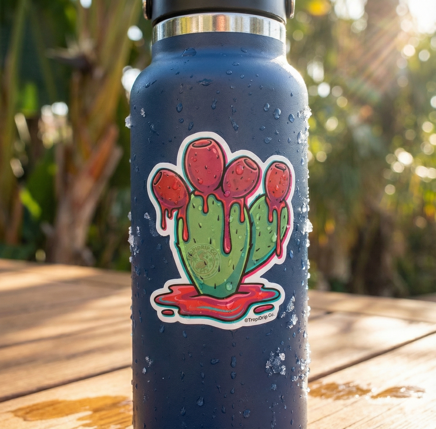 The Neon Nopal Drip (Mexico) - Vinyl Sticker