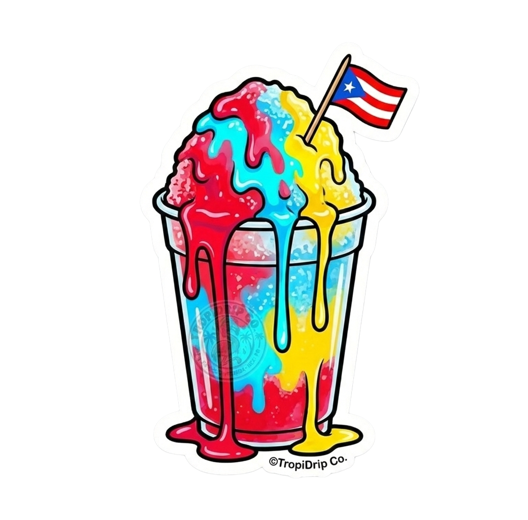 Piragua Drip (Puerto Rico) - Vinyl Sticker