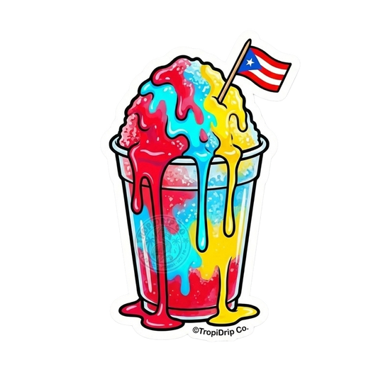 Piragua Drip (Puerto Rico) - Vinyl Sticker