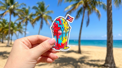 Piragua Drip (Puerto Rico) - Vinyl Sticker